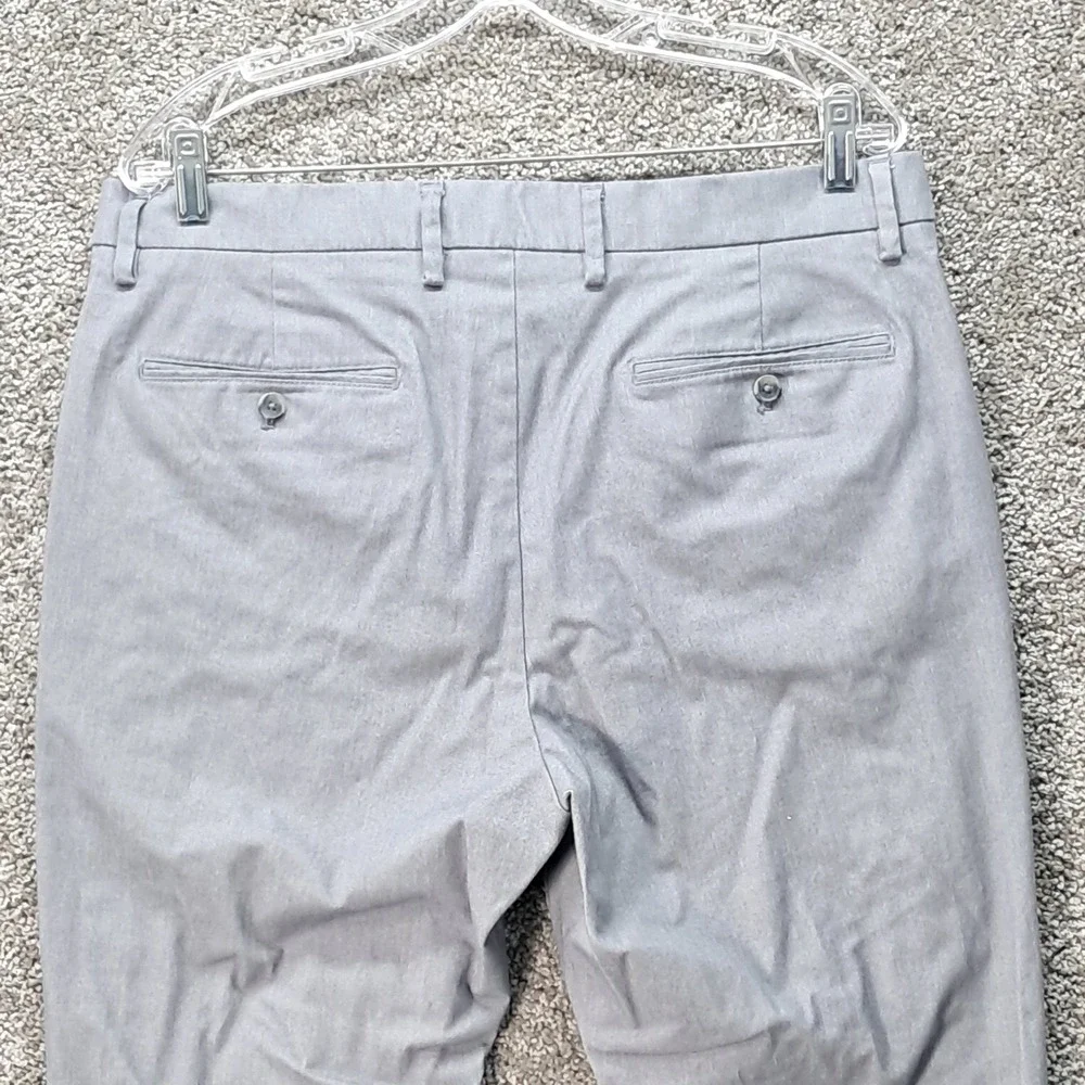 Old Navy‎ Ultimate Slim Built-In Flex Pants Mens 36x30 Gray Chinos 1166